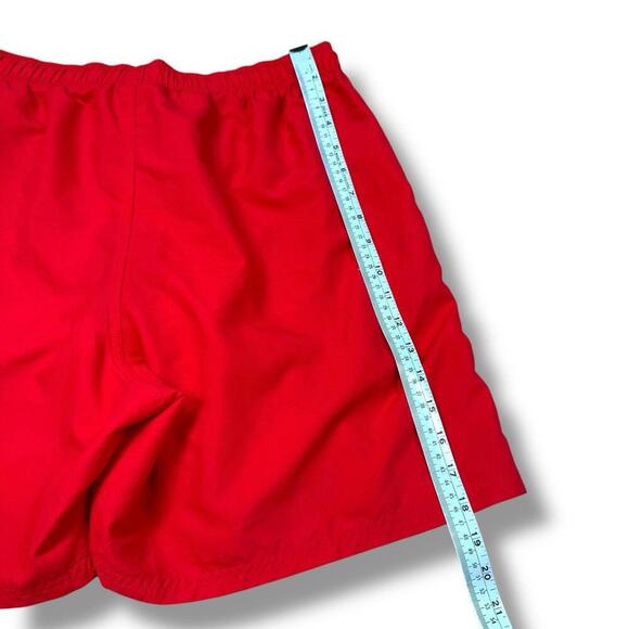 Nike Red Swim Trunks Men’s Size L Mesh Lined Board Shorts Drawstring Y2K Casual - Picture 8 of 11